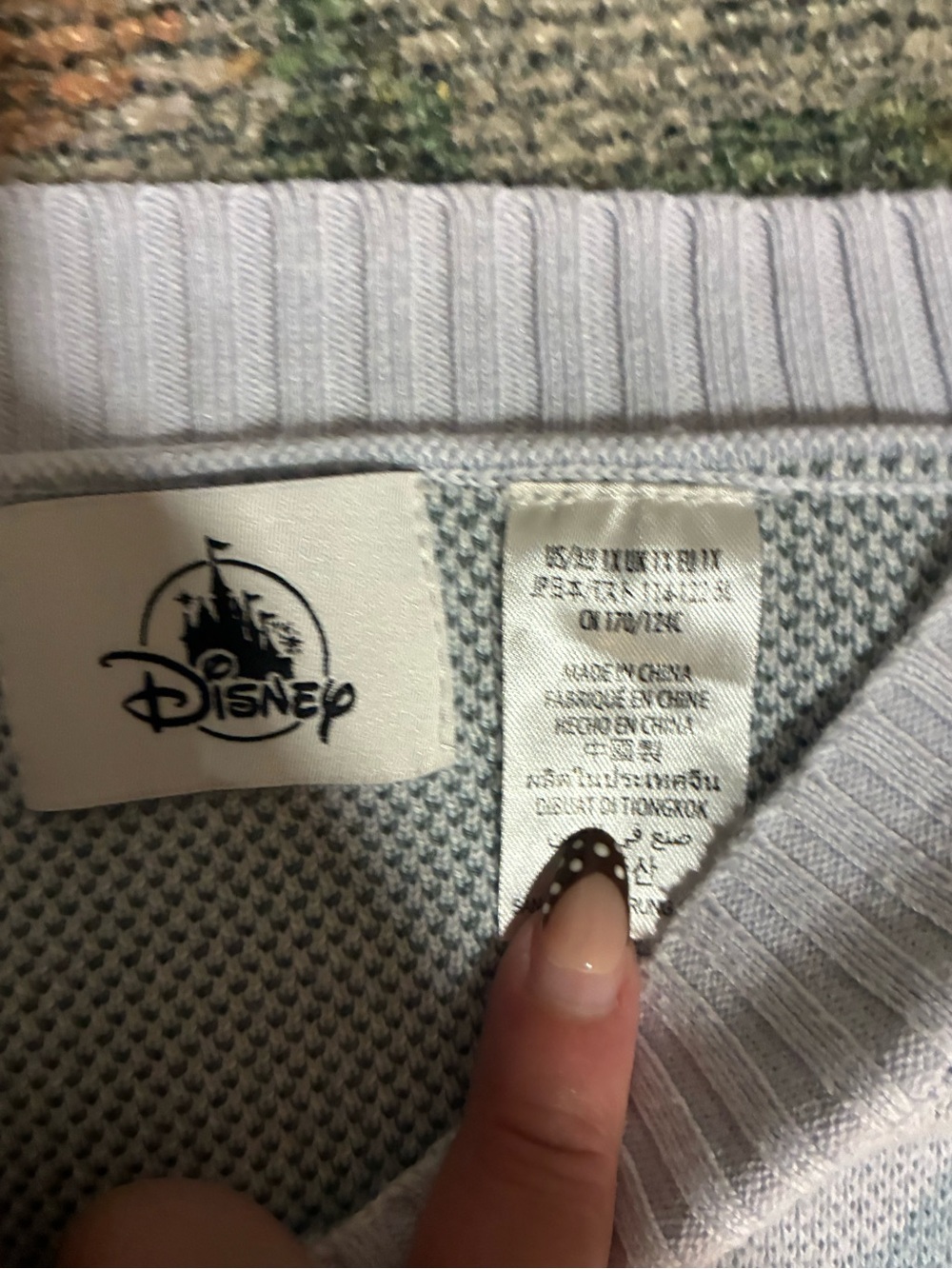 Disney Light Blue Mickey Ski Sweater 💙❄️ - Picture 4 of 5